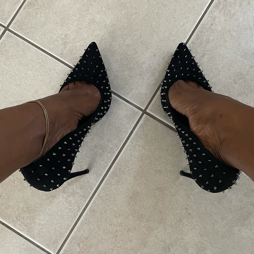 Studded heels